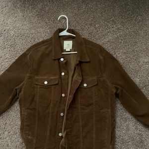 H and m corduroy jacket